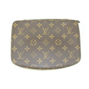 Louis Vuitton Posh Monte Carlo Monogram Canvas Clutch Bag Brown